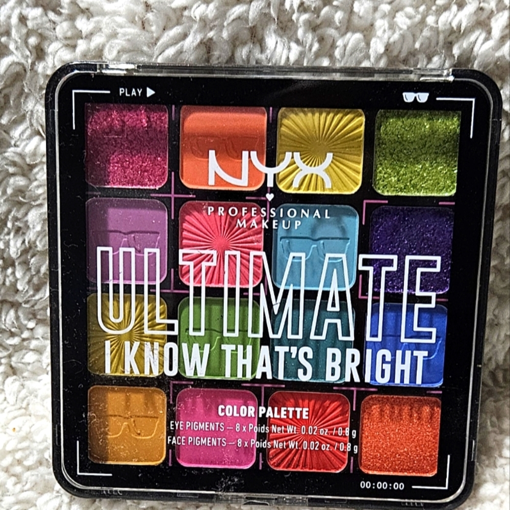 NYX ultimate  I know that's bright
